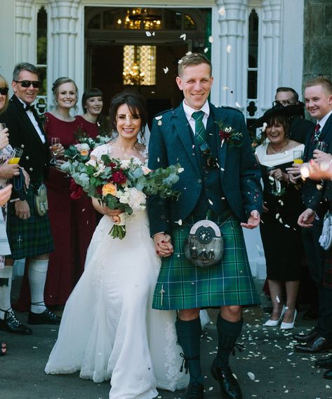 We Didn't Set Out To Have A Traditional Scottish Wedding — But It Was The Best Weekend Of Our Lives #refinery29 https://www.refinery29.com/en-us/traditional-scottish-humanist-wedding-world-wide-wed Traditional Scottish Wedding, Scottish Wedding Traditions, Wedding Exhibition, Scottish Fashion, Handsome Groom, Wedding Traditions, Scottish Castles, Scottish Wedding, June Wedding