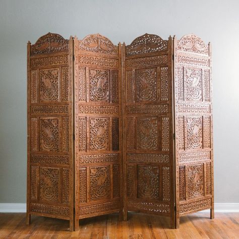 Indian Room Divider, Moroccan Headboard, Arabian Interior, Vacay Clothes, Dressing Screens, Vintage Room Divider, Screen Divider, Dressing Screen, Indian Room