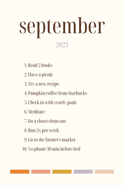 monthly goals November Goals List, Goals For October, September Goals List, Goals For October 2024, Goals For September, Monthly Affirmations September, September Goals, Good Apps For Iphone, Goal List