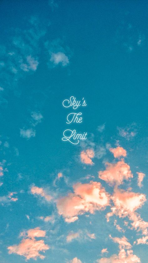 Sky's The Limit  #bluesky #iphone #wallpaper #sky'sthelimit The Skys The Limit, Skys The Limit, Photography Board, Wallpaper Sky, Beautiful Wallpaper For Phone, Sky Color, Beautiful Wallpaper, Sky High, Beautiful Wallpapers