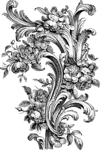 Discover and download free images - Pixabay Baroque Tattoo, Antique Drawing, 16 Tattoo, Scroll Engraving, Filigree Tattoo, Ornament Drawing, Baroque Ornament, Acanthus Leaf, Ornaments Design