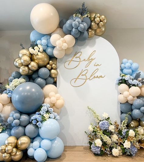 “Baby in Bloom” has quickly become one of our most popular themes this year, and we are loving every bit of it! 🌸 This theme is not only beautiful and creative but also incredibly versatile, offering endless color possibilities. Let us help you create the perfect backdrop for this special milestone as you celebrate the arrival of your little bundle of joy. 🫶🏼💕💙 Styled and planned by @modernpartycompany Flower Walls, Blue Balloons, Bundle Of Joy, We Are Love, The Arrival, In Bloom, Flower Wall, Party Decor, Flower Decorations