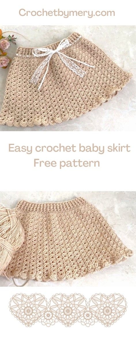 Crochet baby skirt free pattern Crochet Baby Skirt, Crochet Baby Dress Free Pattern, Crochet Baby Projects, Skirt Pattern Free, Newborn Crochet Patterns, Crochet Skirt Pattern, Crochet Baby Dress Pattern, Crochet Toddler, Crochet Skirts