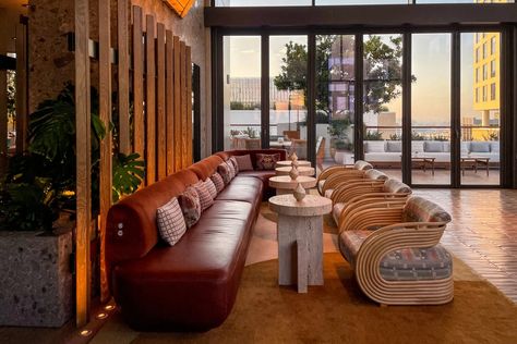 Why I love the new Conrad Los Angeles, a luxury hotel that wins with small details - The Points Guy Conrad Hotel, Walt Disney Concert Hall, King Bedroom, Contemporary Luxury, Downtown Los Angeles, Concert Hall, Pool Deck, Small Details, Spanish Style