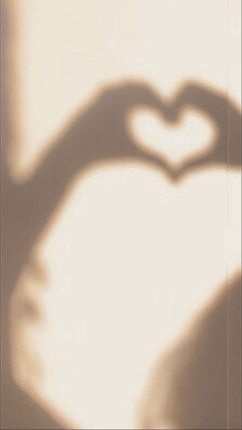 Heart Shape Hands Aesthetic, Shadow Heart Wallpaper, Cream Background Cream Background Aesthetic, Beige Shadow Aesthetic, Heart Shadow Wallpaper, Beige Heart Aesthetic, Light Love Aesthetic, Beige Aesthetic Heart, Beige Love Aesthetic