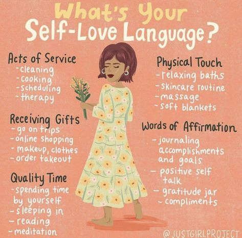 Self Love Language, Just Girl, Not Musik, Physical Touch, Love Language, Words Of Affirmation, Mental And Emotional Health, Self Care Activities, Coping Skills