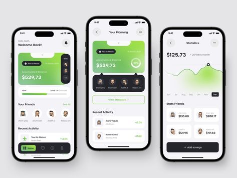 Budget Planner App, Saving App, Ui Design Dashboard, App Design Layout, Card Ui, Ui Ux App, Budget App, Presentation Design Layout, Logo Design Set