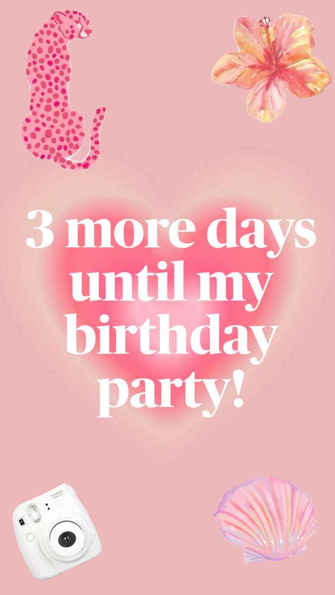 #3 days!😊#preppy#birthday party!🎉 Preppy Birthday Party, Preppy Birthday, Birthday Party, Birthday, Pins