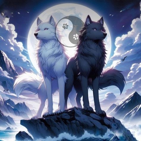 Wolf Art Fantasy, Pet Anime, Anime Wolf Drawing, Mystical Wolf, Shadow Wolf, Mythical Creatures Fantasy, Mystical Animals, Wolf Artwork, Fantasy Wolf