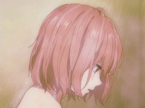 Pink Hair, The Rain, The Story, Wattpad, Gif, Anime, Hair, Pink