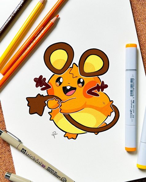 🔆 Dedenne 🔆 - Still trying to get his shiny in Pokemon Go 🥲 - - #pokemon #illustration #markers #artist #colorful #colourful #art #artist… | Instagram Pokemon Art Draw, Pokemon Dedenne, Dedenne Pokemon, Pokemon Illustration, Illustration Markers, Illustration Practice, Cute Pokemon Art, Robot Design Sketch, Markers Art