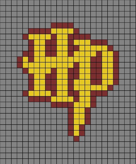 A pixel art template of the Harry Potter logo, spelling H P. Gryffindor Perler Beads, Harry Potter Grid Pattern, Hogwarts Pixel Art, Harry Potter Pixel Art Grid, Dibujos Harry Potter, Pixel Art Harry Potter, Harry Potter Pattern, Logo Harry Potter, Pixel Art Logo