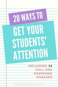 Call And Response Classroom, Transition Games, Classroom Phrases, Educational Assistant, School Start, Substitute Teaching, School Rules, Icebreakers, First Grade Resources