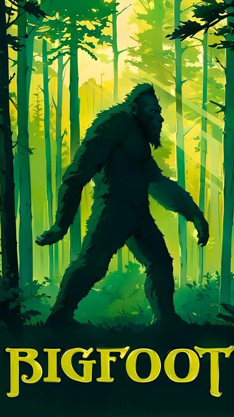 Bigfoot Wallpaper, Bigfoot Art, Coloring Art, Paint By Number, Sci Fi, Wallpapers, Paint, Color, Art