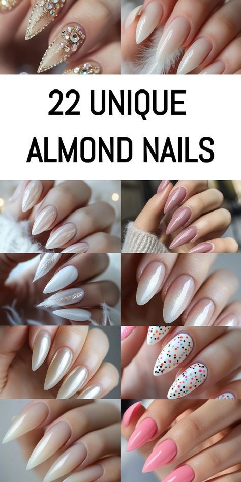 Almond Shaped Nails Colors, Nail Shapes With French Tip, Almond Nails Designs Minimal, Nail Ideas Pointy Shape, Trending Almond Nails 2024, 2024 Nail Trends Almond Shape, Almond Nails Designs Matte, Almond Nail French Design, Classy Nails Acrylic Almond