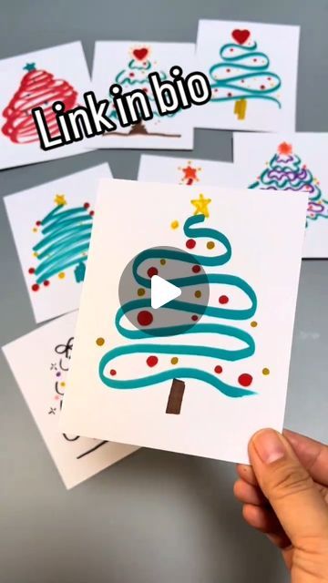 Art Tiktok on Instagram: "Link in bio 
#diy #diyforkids #reels #fyp #usa #newyork #lasvegas #washington #losangeles" Simple Christmas Cards For Kids, Easy Christmas Cards Handmade, Simple Christmas Cards Handmade, Christmas Card Drawing, Xmas Cards Diy, Draw A Christmas Tree, Christmas Cards Handmade Diy, Diy Christmas Cards Easy, Christmas Cards Handmade Kids