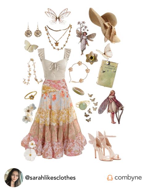 Check out the outfit I made in the #combyne app. Get the app and follow me Everyday Fairy Outfit, Hozier Concert, Fairy Clothing, Fairycore Fashion, Fairy Outfit, Thrift Inspo, Romanticising Life, Fairy Clothes, Summer Attire