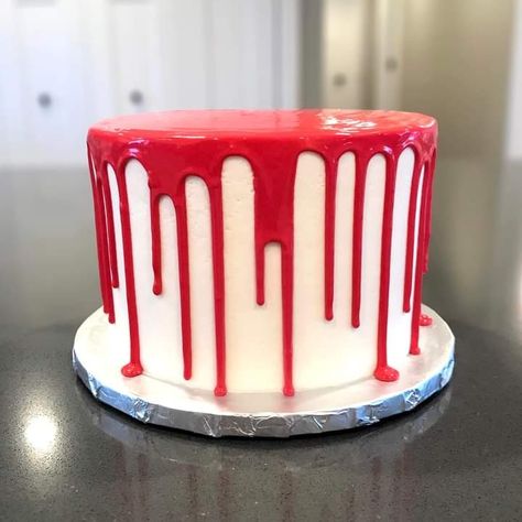 Saw Birthday Cake, It Birthday Cake, Killer Cake, Friday The 13th Birthday Cake, Bad Blood Cake, Scream Horror Birthday Cake, Red Drip Cake, It Cake, Red Drip