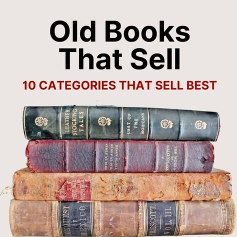 Sell Books For Cash, Reselling Books, Sell Used Books, Sell Books Online, Vintage Guide, Antique Booth, Where To Sell, What To Sell, Sell Your Stuff