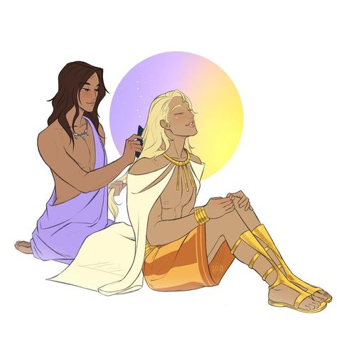 109 Likes, 4 Comments - Savannah (@savbakk) on Instagram: “Hyacinthus and Apollo🌺🌞 Blood of Zeus doesn't bury its gays, it brings them back to life and gives…” Hyacinth And Apollo, Hyacinthus And Apollo, Apollo And Hyacinth, Overly Sarcastic Productions, Apollo Greek, Hades Greek Mythology, The Bros, Castlevania Anime, Apollo And Artemis