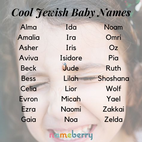 Cool Jewish names reflect cultural and/or religious heritage — and there are so many great options! From biblical Hebrew names to gentile names adopted by the Jewish community, see our favorite cool Jewish baby names. Click through for more! #babynames #jewishnames #jewishbaby #jewish #hebrewnames Jewish Names And Meanings, Hebrew Names Boys, Jewish Boy Names, Jewish Names, Jewish Baby Names, Hebrew Boy Names, Hebrew Girl Names, Interesting Names, Fun Names