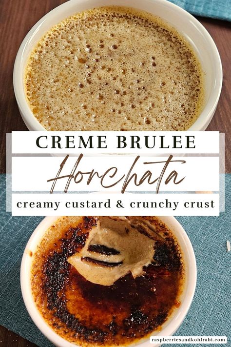 Mexican Crème Brûlée takes the classic French dessert and infuses it with the vibrant and bold flavors of Mexico. This decadent and creamy dessert combines the smoothness of a traditional crème brûlée with the exciting essence of Mexican cuisine. Mexican Creme Brulee, Creme Brulee Recipe For A Crowd, Creme Brulee Pastry, Unique Creme Brulee Flavors, Flavored Creme Brulee Recipe, Holiday Creme Brulee, Flavored Creme Brulee, Imbolc Baking, Mexican Creme