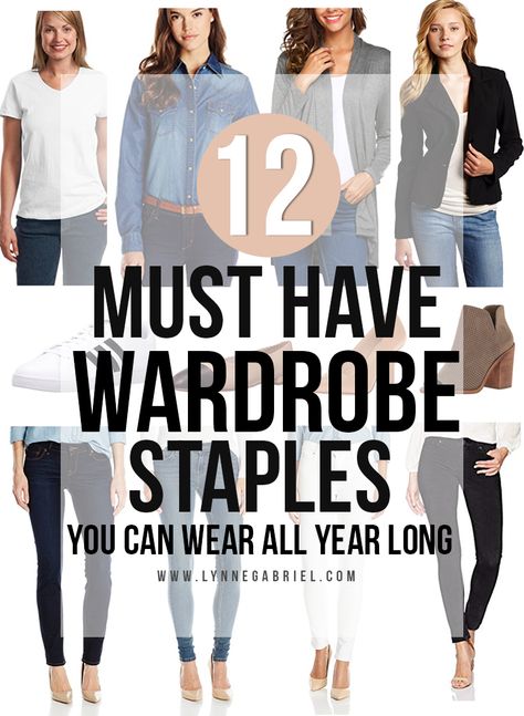 12 Must Have Wardrobe Staples You Can Wear All Year Long. Build your wardrobe with clothing pieces that aren't just seasonal and trendy but functional and still stylish no matter what season. 2023 Wardrobe Staples, Must Have Pieces In Wardrobe, Must Have Women Wardrobe, Plus Size Capsule Wardrobe Spring 2023, Spring Must Haves 2023, Basic Must Have Clothes, Spring Outfits 2023 Trends Women, All Year Capsule Wardrobe, Mom Outfits Plus Size