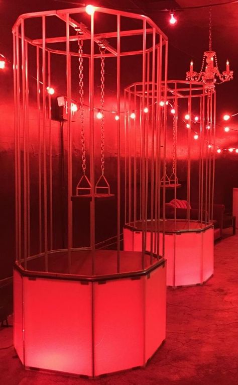 Dungeon Room, Pole Tricks, Nightclub Design, Red Rooms, Club Design, 판타지 아트, Umbria, Red Aesthetic, Pole Dancing