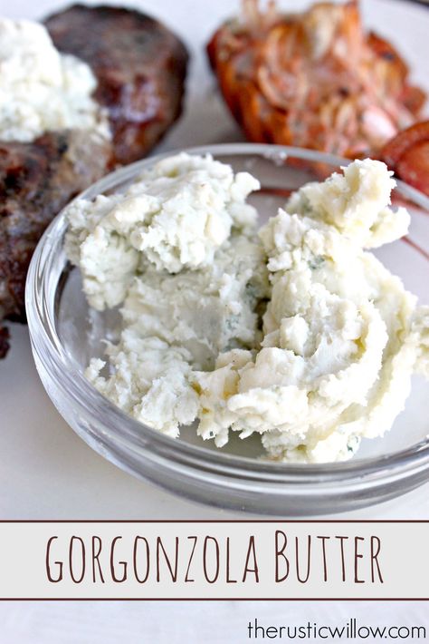 Add some flavor to any meal with this easy Gorgonzola Butter recipe. Gorgonzola Butter, Butter Carrots, Homemade Jelly, Everyday Dishes, Frozen Meals, Butter Sauce, Top Recipes, Butter Recipe, Homemade Food