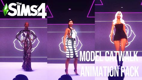 Sims 4 Fashion Show Cc, Sims 4 Runway Animation, Sims 4 Poses Animation, Sims 4 Walking Animation, Ts4 Animation, Sims Animations, Sims 4 Photography, Sims 4 Animations, Realistic Sims