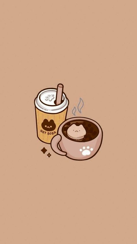 Coffe Wallpapers Aesthetic, Coffee Wallpaper Iphone, Anime Coffee, Coffee Doodle, The Best Wallpapers, Coffee Shop Aesthetic, Best Wallpapers, Coffee Wallpaper, Coffee Theme