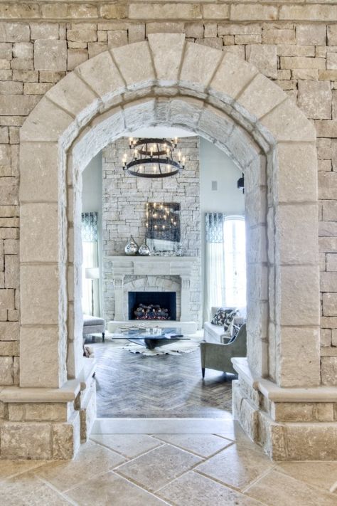 <3 Stone Archway, Stone Walls Interior, French Estate, Arch Doorway, Stone Interior, Arch Interior, Real Estat, Stone Arch, Stone Walls