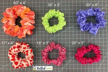 How to Make the Perfect Scrunchie Cotton Scrunchies Diy, Mini Scrunchie Pattern, Store Blankets In Closet, Diy Sewing Scrunchies, Scrunchies Sizes Chart, Small Scrunchies Diy, Scrunchies Measurements Chart, Extra Large Scrunchie Pattern, Ribbon Scrunchies Diy