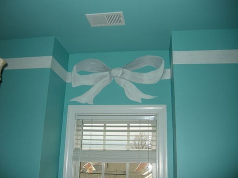 love this Tiffany box room! Would work well for an office, walk in closet , laundry room ect!!! Walk In Closet Laundry Room, In Closet Laundry Room, Walk In Closet Laundry, Tiffany Bathroom, In Closet Laundry, Teal Bedrooms, Tiffany Blue Rooms, Tiffany Bedroom, Tiffany Blue Bedroom