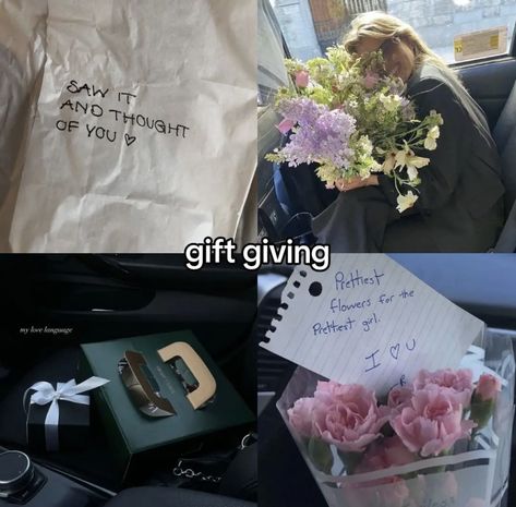 Gift Giving Love Language Ideas, Giving Gifts Love Language, Love Language Gift Giving, Thoughtful Things To Do For Boyfriend, Gift Giving Love Language Aesthetic, Gift Love Language, Gift Giving Love Language, Gifts Love Language, Love Language Gifts