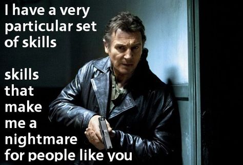 Taken-Particular set of skills Liam Neeson Movies, Liam Neeson Taken, Bryan Mills, Star Wars Food, Famke Janssen, Maggie Grace, Taken 2, Action Hero, 2012 Movie