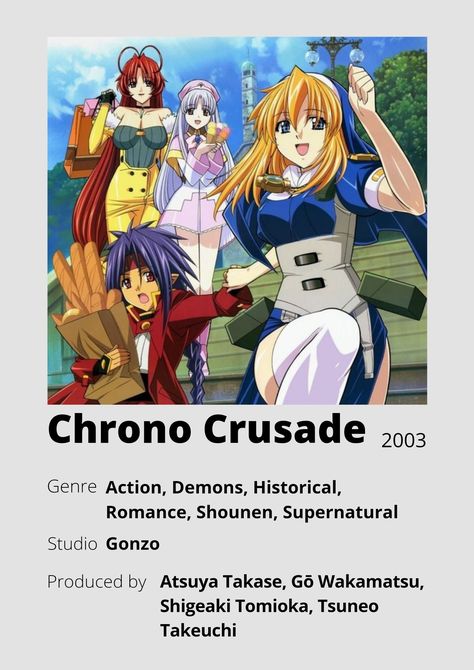 Chrono Crusade, Old School Movies, Akira Manga, Poster Information, Anime Minimalist Poster, Mahouka Koukou No Rettousei, Poster Anime, Minimalist Posters, Anime Printables