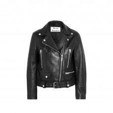 Fashion Investment Pieces That Are Totally Worth the Money: Acne Studios Black Leather Jacket | coveteur.com Jeans Marron, Acne Studios Jacket, How To Wear Sneakers, Lambskin Jacket, Jackets Black, Real Leather Jacket, Cooler Look, Genuine Leather Jackets, Leather Biker Jacket