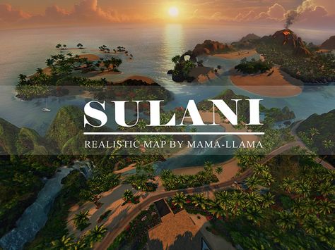 The Sims Resource - Sulani "Sunrise" realistic map replacement San Myshuno, Sims 4 Traits, Sims 4 Family, Sims 4 Cc Kids Clothing, Cc Furniture, Sims 4 Body Mods, Sims 4 Expansions, Sims 4 Cc Folder, Sims 4 Gameplay