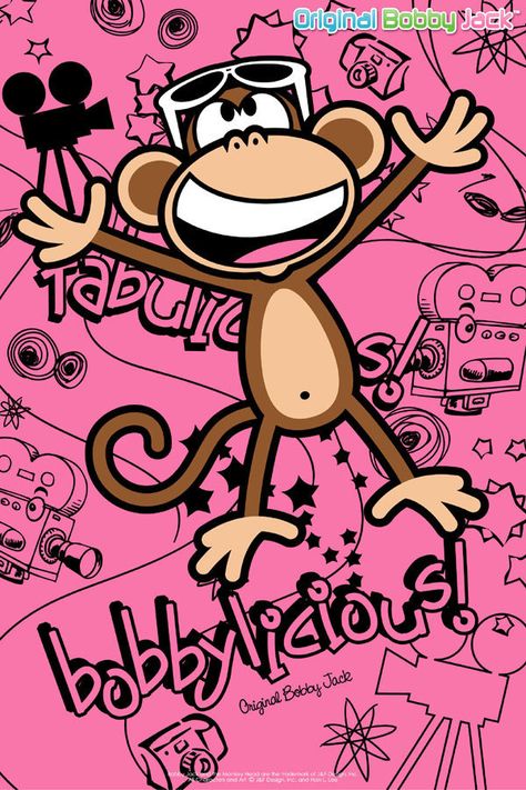 Original Bobby Jack - Bobbylicious - on Pink Background Bobby Jack, Cartoon Monkey, A Monkey, November 2, Image Search, Pink