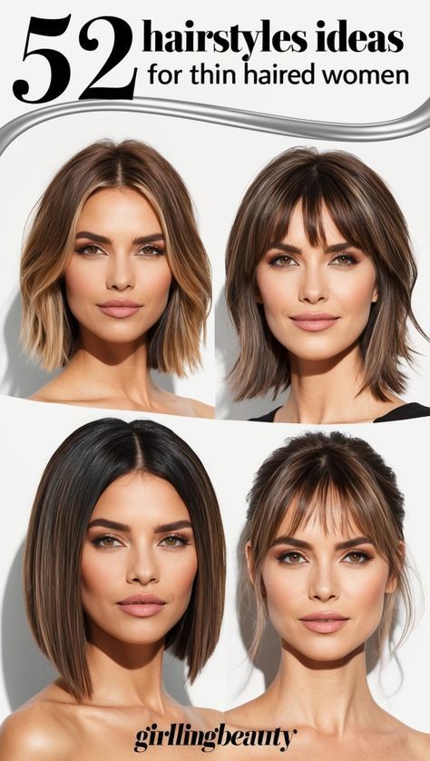 #HairStyle #Hair #HairCuts #LatestHairCutStyle #TrendyHairStyle #HairCare #HairStleForThinHair #HairTrends #BestHairCut #HairCutsForWomen #HairMistake Hair Cuts For Fine Thinner Hair, Best Haircut For Thinning Hair Women, Hairstyle For Thinning Hair On Top Women, Haircuts For Thinning Hair Women, Short Hairstyle Women Black, Short Hairstyle Women Fine Hair, Short Hairstyle Women Black Woman, Short Hairstyle Women Round Face, Women Hair Styles