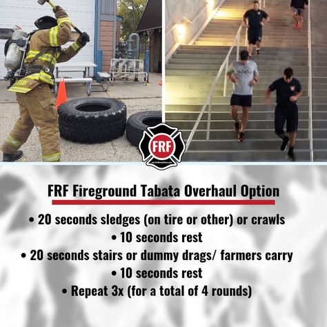 Firefighter Fitness, Tabata Training, Fighter Workout, Firefighter Workout, Firefighter Training, Workout Wednesday, Military Workout, Mental Health First Aid, Fire Training