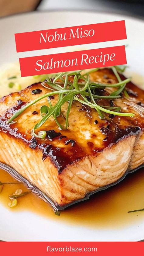 Nobu Miso Salmon Recipe – Flavor Blaze Miso Mayo Salmon, Salmon Miso Glaze, Miso Marinated Salmon, Miso Salmon Bowl, Soy Salmon Recipes, Miso Salmon Recipes, Salmon Bibimbap, Nobu Recipes, Nobu Recipe