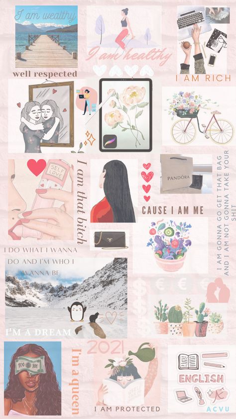 Vision Board Ideas Painting, Vision Board Painting Ideas, Vision Board Ideas Drawing, Vision Board Drawing Ideas, Vision Board Drawing, Vision Board Examples Inspiration, Shayna Klee, Vision Board Art, Simple Vision Board