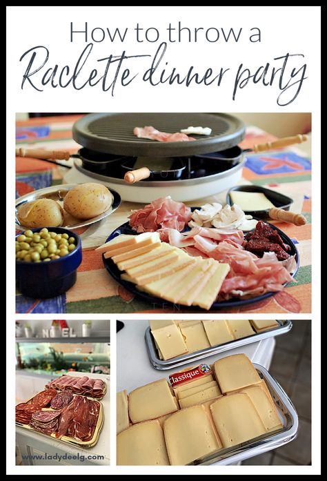 Raclette Recipes Dinners, Raclette Dinner Party, Raclette Recipes, Raclette Party, Raclette Grill, Party Appetizers Easy, Cheese Tasting, St Nick, Food Tips