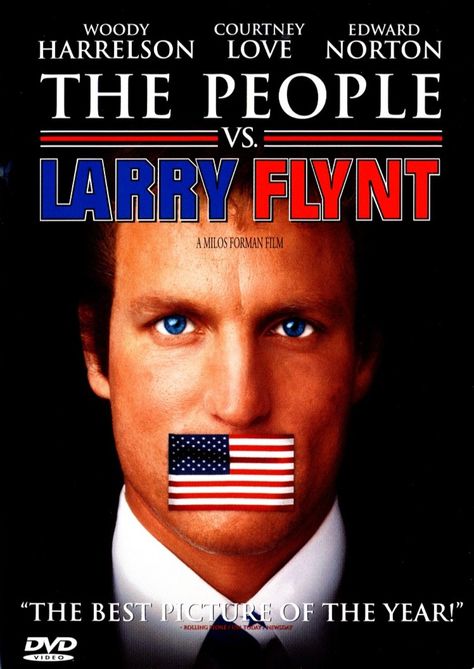 The People vs. Larry Flynt The People Vs Larry Flynt, Larry Flynt, Woody Harrelson, Edward Norton, I Love Cinema, Courtney Love, At The Movies, Fav Movies, My Favorite Movies