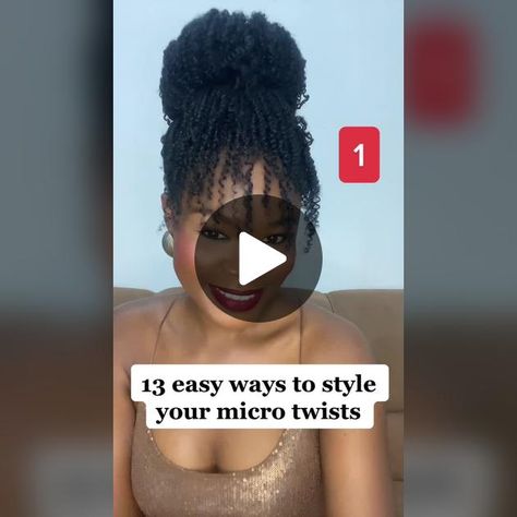 TikTok · Nyechi Micro Passion Twists, Micro Twists, Passion Twists, Natural Hair Styles, Twist, Hair