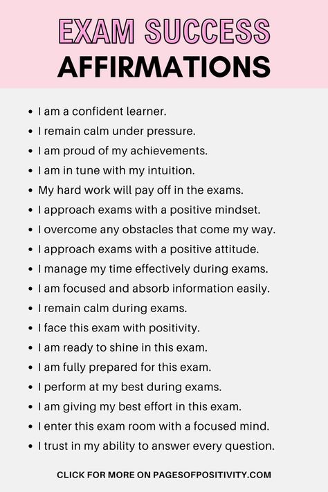 Achieve your academic goals with affirmations for excellent grades & success affirmations for students. Use affirmations for success in exams to manifest passing an exam. Enhance your focus with study manifestation affirmations. Reinforce your goals with good grade affirmations. Embrace powerful exam success affirmations & daily affirmations for college students. Manifest your achievements with manifesting good grades affirmations. Stay motivated with positive affirmations for studying. How To Achieve Academic Success, Test Affirmations Positive, Best Grades Manifestation, Manifestation To Get Good Grades, Affirmations Before Studying, Manifestation For Exam Success, Affirmation For Success In Exams, Affirmations For Academic Excellence, Grade Affirmations