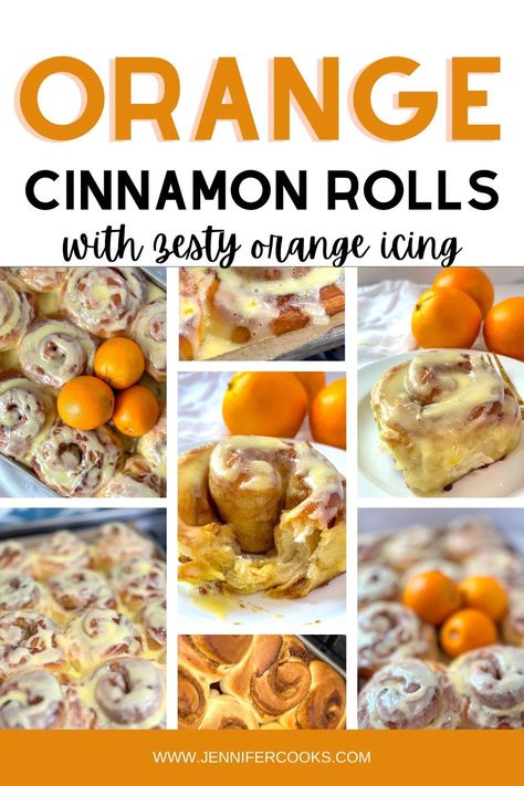 Indulge in the art of baking with our Homemade Orange Cinnamon Rolls recipe! Treat yourself to fluffy, tender rolls bursting with vibrant citrus flavors, a cinnamon and cardamom-spiced orange filling, and topped with luscious, creamy frosting. Ideal for a decadent breakfast or a delightful brunch experience! Perfect for those who love baking, easy breakfast recipes, and citrus-infused treats. Desserts Using Oranges, Orange Filling, Decadent Breakfast, Orange Cinnamon Rolls, Yeast Dough Recipe, Infused Treats, Joy Of Baking, Creamy Frosting, Orange Icing