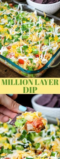 5 Layer Dip, Layered Dip, Diy Easy Recipes, Layer Dip, Buffalo Chicken Dip, Yummy Dips, Go Crazy, Party Food Appetizers, Yummy Appetizers